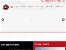Tablet Screenshot of principlepartnersinc.com
